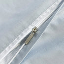 DecorBites™ 100s Egyptian Cotton Embroidery King Queen Bedding Set with Duvet Cover