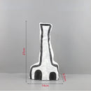 DecorBites™ Abstract Geometric Eye Pattern Vase Resin Handicraft Room Decoration