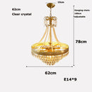 DecorBites™ Crystal Water Drop Chandelier for Kitchen Dining Room