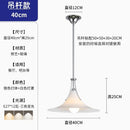 DecorBites™ French Medieval LED Iron Art Glass Pendant Lights for Home Decor
