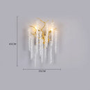 DecorBites™ Crystal Branch Chandelier: Elegant French Style Ceiling Light for Living & Dining Room