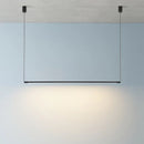 DecorBites™ Black Dimmable Led Linear Pendant for Dining Room Chandelier