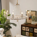 DecorBites™ Country Candle Crystal Chandelier for Home Decoration