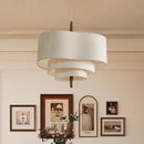 DecorBites™ Japanese Wabi Sabi Fabric Pendant Lamp for Living Room Kitchen Dining Table