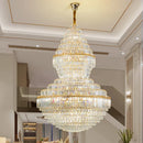 DecorBites™ Crystal Hollow Chandelier for Luxury Living Room and Stair Lamps