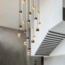 DecorBites™ Gold Ball Crystal Chandelier | Modern Art Decor Lighting Fixture
