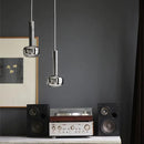DecorBites™ Gold Chrome Pendant Light Adjustable Wire E27 Bulb Dining Room Sofa Lamp