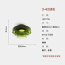 DecorBites™ Glass LED Ceiling Light in Amber/Gray/Green - Modern Indoor Lighting for Various Spaces