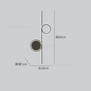DecorBites™ Circle Straight Bar Wall Lamp | Modern Nordic LED Bedroom Living Room Decor
