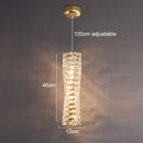 DecorBites™ Gold Chrome Crystal Wall Sconce LED Lamp for Living Room Bedroom TV Background Lighting