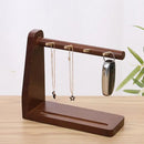 Tabletop Key Holder Rack Entryway Wood Key Stand Key Storage Organizer for Doorway Necklace and Jewelry Organizer for Bedroom