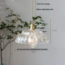 DecorBites™ Clear Glass Nordic Pendant Light Fixture: Modern Simple Hanging Lamp