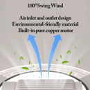 DecorBites™ LED Bladeless Ceiling Fan Dimmable Remote Modern Indoor Lightingusc