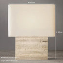 DecorBites™ Large Brown Stone Fabric Table Lamp for Home Decoration in Living Room or Bedroom