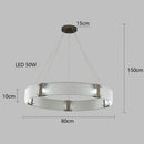 DecorBites™ Gold LED Chandelier for Luxe Living Room Lighting