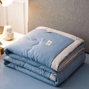 DecorBites™ Cooling Cotton Quilt with Washable Core for Single Bed in Dorm