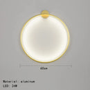 DecorBites™ Gold Black Ring LED Wall Light Living Room Bedroom Lamp Seconce