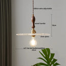 DecorBites™ Clear Glass Pendant Lamp Japanese Style LED Hanging Lights