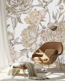 Vintage Peonies Wallpaper