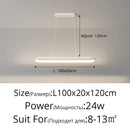DecorBites™ LED Ceiling Chandelier for Living Room Kitchen Dining Study Modern Indoor Lighting