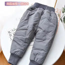 Kids Winter Thermal Pants – Cotton Padded Warm Trousers for Snow Play