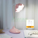 DecorBites™ Lotus Floor Lamp: Modern LED Desk Lamp for Bedroom Study Living Room