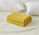DecorBites™ Cotton Waffle Towel Quilt Single Blanket for Office & Picnics