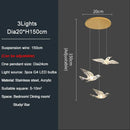 DecorBites™ Bird Design LED Chandelier for Luxury Living Room and Restaurant