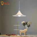 DecorBites™ French Medieval LED Iron Art Glass Pendant Lights for Home Decor