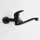 DecorBites™ Dual Hole Kitchen Faucet, Black Brass Chrome Mixer Tap for Sink