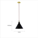 DecorBites™ Industrial Metal Pendant Light with Adjustable Height for Kitchen and Dining Room Decor