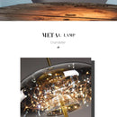 DecorBites™ Glass Pendant Lights: Modern LED Ceiling Chandelier for Bedroom & Bathroom