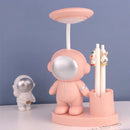 DecorBites™ Astronaut Study Desk Lamp with Pencil Sharpener - Cute, Flexible & Color Adjustable