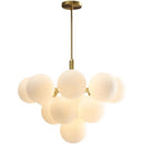 DecorBites™ Glass Ball Pendant Chandelier for Kitchen Living Room Bedroom