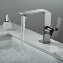 DecorBites™ Brush Gold Basin Faucet: Solid Brass Bathroom Mixer Tap, Single Handle Deck Mounted