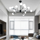 DecorBites™ Glass Ball Modern Branch Chandelier - Magic Bean Design for Living Room