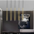 DecorBites™ Crystal LED Pendant Chandelier for Retro Villa Stairs