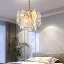 DecorBites™ Crystal Leaves Chandelier: Elegant Postmodern Lighting for Living Room, Dining Room, Bedroom