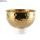 DecorBites™ Hammer Pattern Fruits Bowl: Elegant Storage Tray for Snacks, Nuts, and Desserts at Home