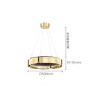 DecorBites™ LED Chandelier: Modern Minimalist Pendant Light for Living, Dining, Kitchen, Bedroom
