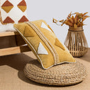 DecorBites™ Geometric Embroidery Boho Loop Tufte Cotton Canvas Cushion Cover 45x45/30x50cm