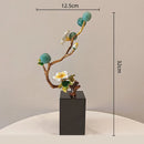 DecorBites™ Golden Tree Plum Blossom Crystal Handicraft Décor for Home Settings