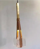 DecorBites™ Clear White Resin Pendant Light: Height Adjustable for Bedroom, Dining Room, Kitchen.