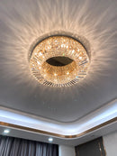 DecorBites™ Crystal LED Ceiling Lights Shiny Gold/Chrome Steel E14 Mount Fixtures