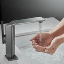 DecorBites™ Brush Gold Basin Faucet: Solid Brass Bathroom Mixer Tap, Single Handle Deck Mounted