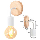 DecorBites™ Industrial LED Wall Light Retro Loft Lamps E27 Iron Lampshade Sconce