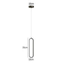 DecorBites™ Black LED Pendant Light: Elegant Bedroom Hanging Lamp, Small Chandelier