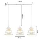 DecorBites™ Industrial Wood Pendant Chandelier for Dinning Living Room Kitchen LED Fixture
