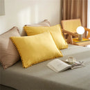 DecorBites™ Furball Tassel Duvet Cover Set - Luxury Bedding - King Queen Twin Full Sizes