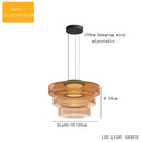 DecorBites™ Glass Plate Ceiling Pendant Lights LED Fixture